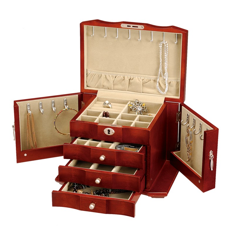 Wooden Jewelry Box For Keeping Jewelry Well Saved 
